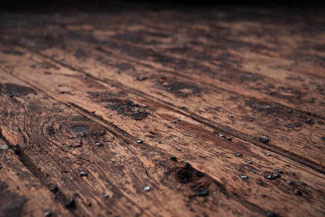 Damaged hardwood floors